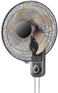 Wandventilator, 45 cm (18 Zoll) Wandventilator, Elektrischer Wandventilator, D-Bi-Fan, DREI Geschwindigkeitsstufen, Beweglicher Weitwinkelkopf, Leistungsstarker Motor