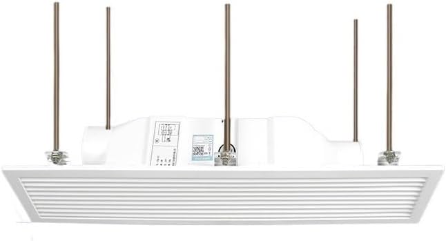 Multifunktionaler Ventilator für Küche und Lager mit abgehängter Decke. Installation eines Hochleistungs-Ventilators für das Badezimmer.