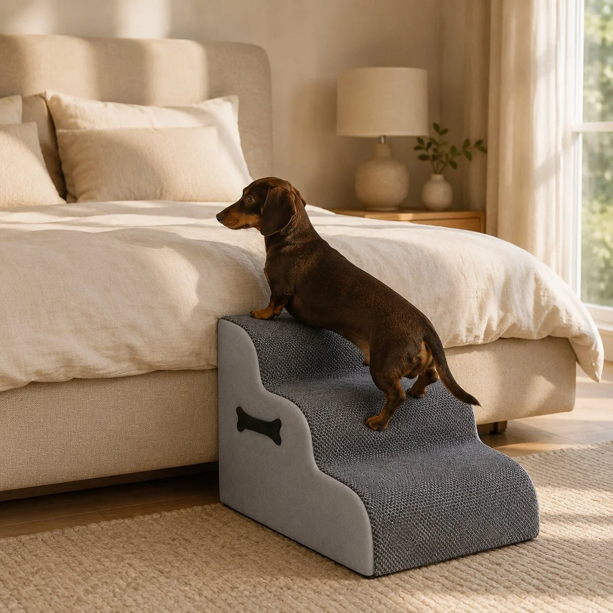 Hundetreppe für Bett und Sofa | Pfotenstufe