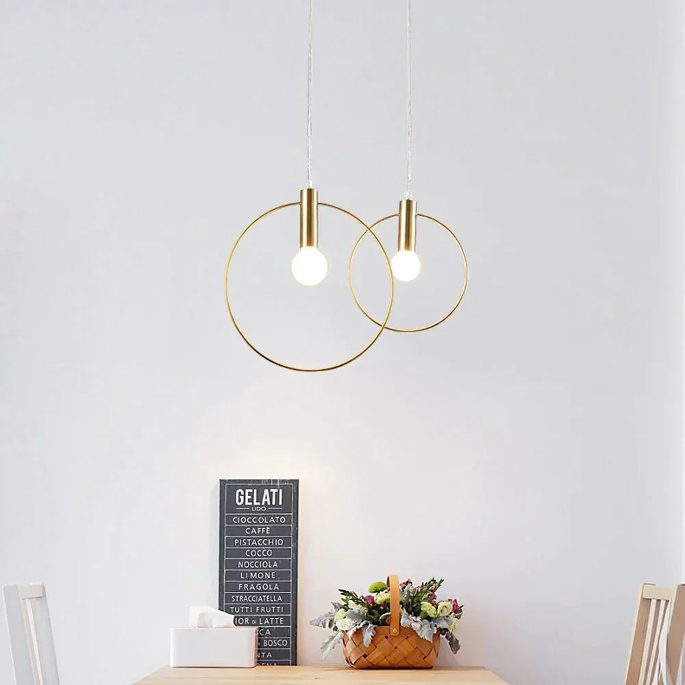 Nordic Ring-Pendelleuchte – modernes Industriedesign