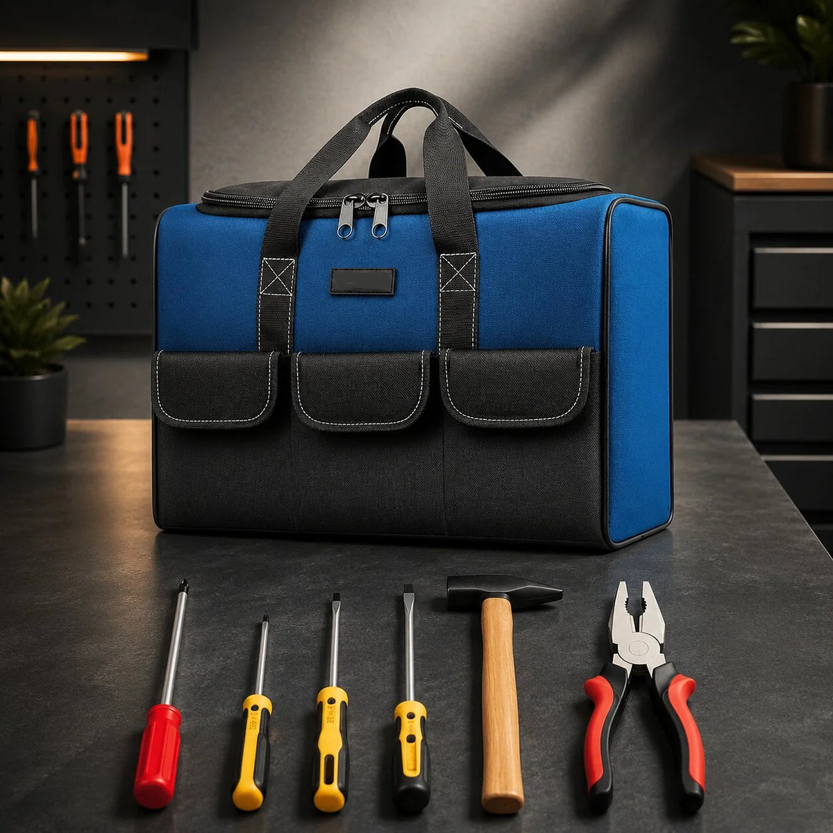Werkzeugtasche mit Fächern & Schultergurt | Werkvalet