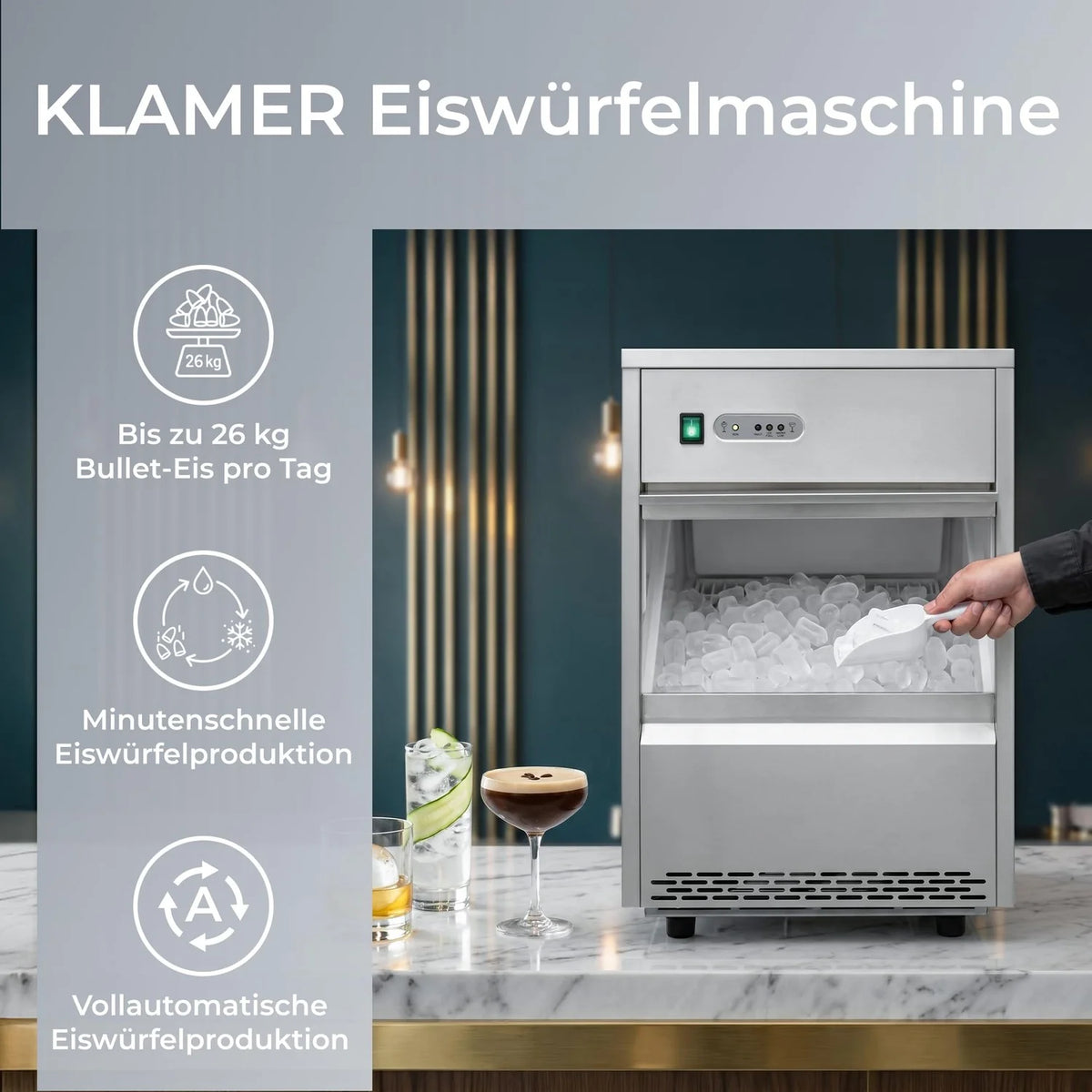 Power Eiswürfelmaschine