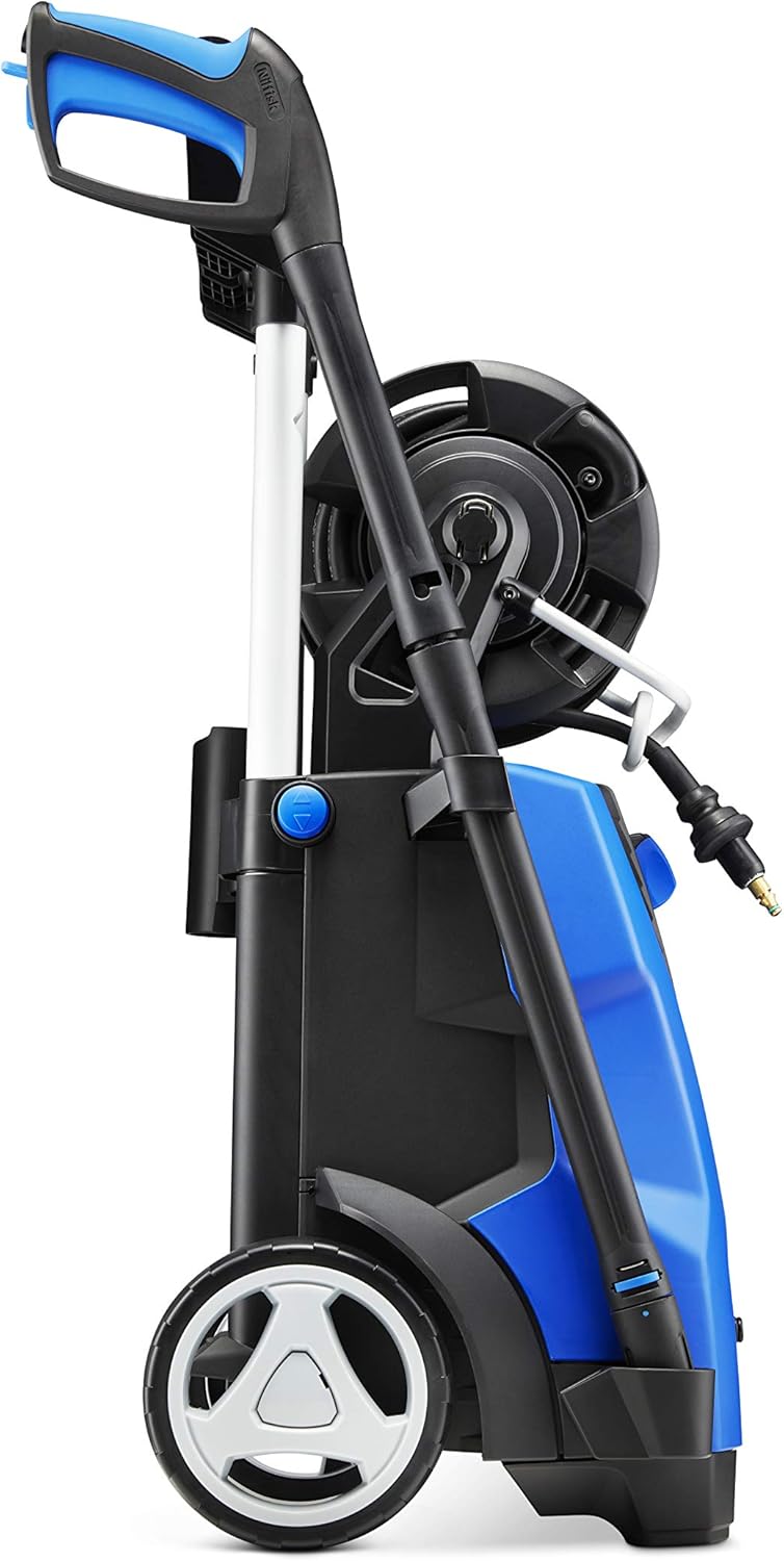 Nilfisk bar Hochdruckreiniger mit Induktionsmotor (inkl. Patio Cleaner Flächenreiniger und rotierende Bürste) E145.4-9 blau