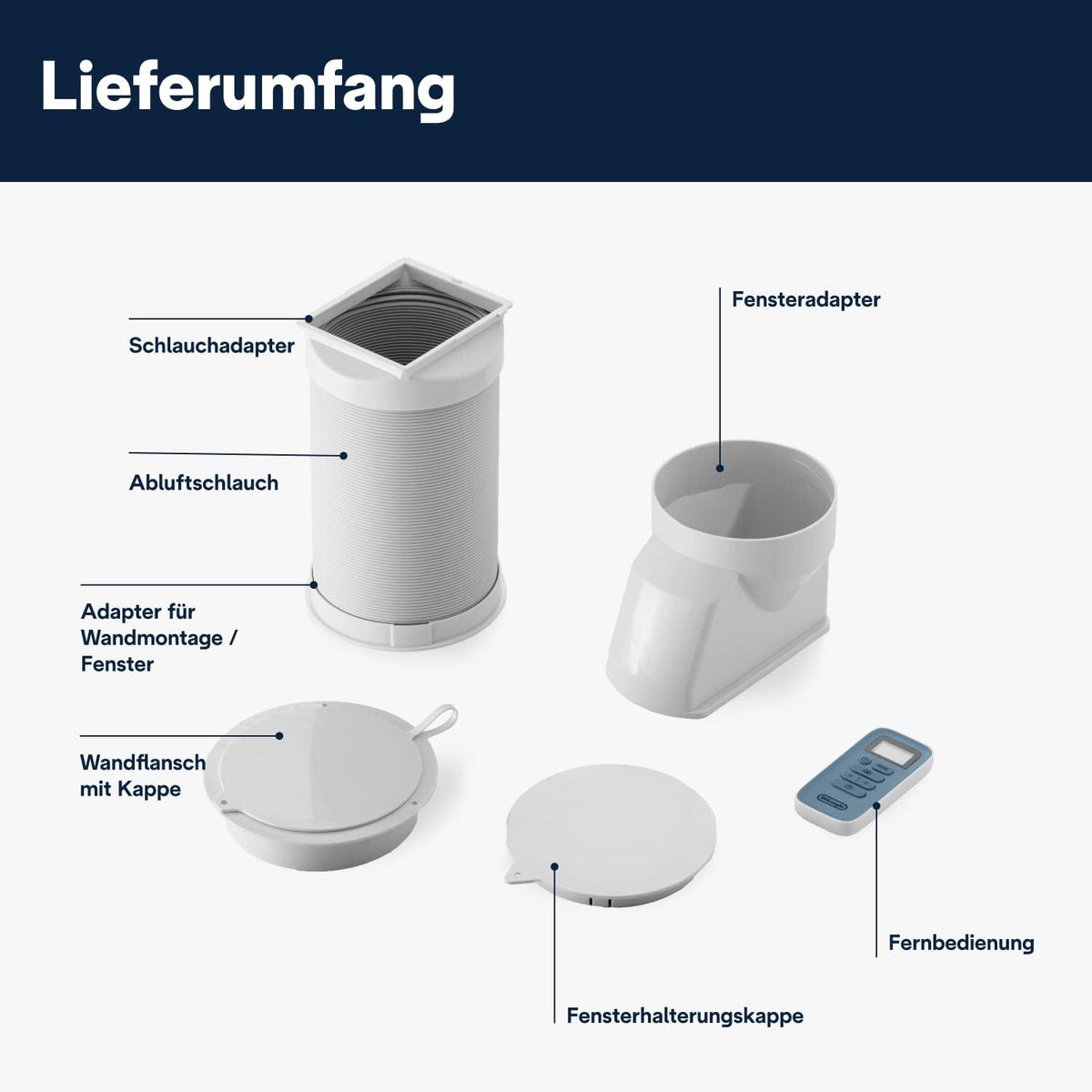 De'Longhi Pinguino - Mobiles Klimagerät, für Räume bis 21,5 m², mit Luftentfeuchter & Ventilator, 8300 BTU, Leiser Betrieb, Fernbedienung, 24h-Timer, Energieeffizienzklasse A (PACES72YOUNG)
