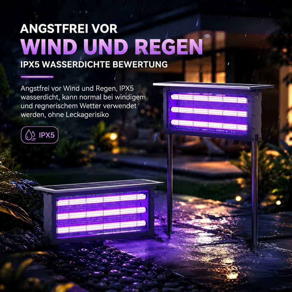 Elektrischer Insektenvernichter für den Garten | Dämmerfang