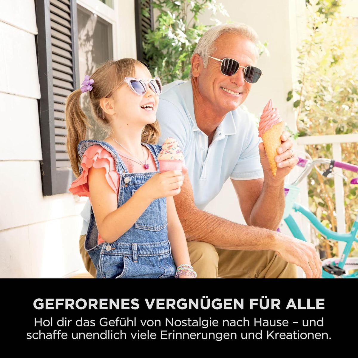 Ninja CREAMi Scoop & Swirl Eismaschine mit 2 Behältern, 13 Funktionen, für Eiscreme, Softeis, Gelato, Sorbet, Milchshakes und mehr, mit Mix-In-Funktion, Platinsilber, NC701EU