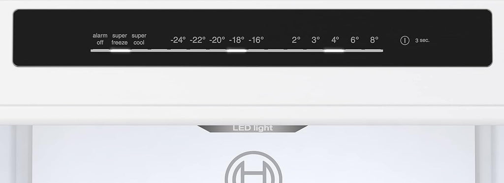 KGN362LDF Serie 4 Kühl-Gefrier-Kombination, 186 x 60 cm, 218 L Kühlen + 103 L Gefrieren, NoFrost nie wieder abtauen, VitaFresh XXL längere Frische, LED-Beleuchtung gleichmäßige Ausleuchtung