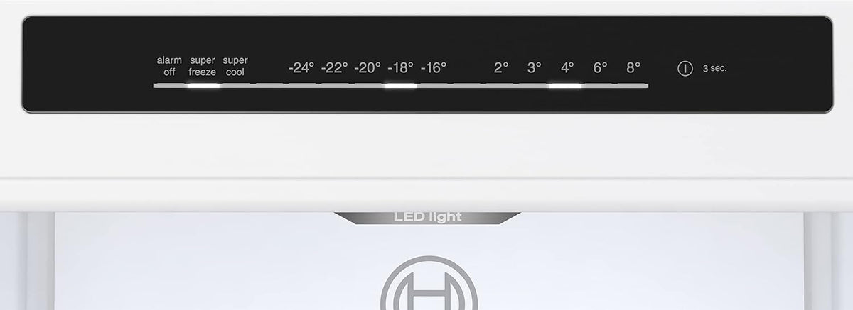 KGN362LDF Serie 4 Kühl-Gefrier-Kombination, 186 x 60 cm, 218 L Kühlen + 103 L Gefrieren, NoFrost nie wieder abtauen, VitaFresh XXL längere Frische, LED-Beleuchtung gleichmäßige Ausleuchtung