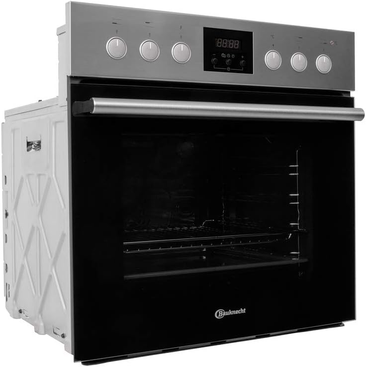 Bauknecht HEKO H200 Herd-Kochfeld Kombination/Glaskeramik-Kochfeld (60cm)/ Hydrolyse-Selbstreinigungssytem/Umluftherd mit 5 Funktionen