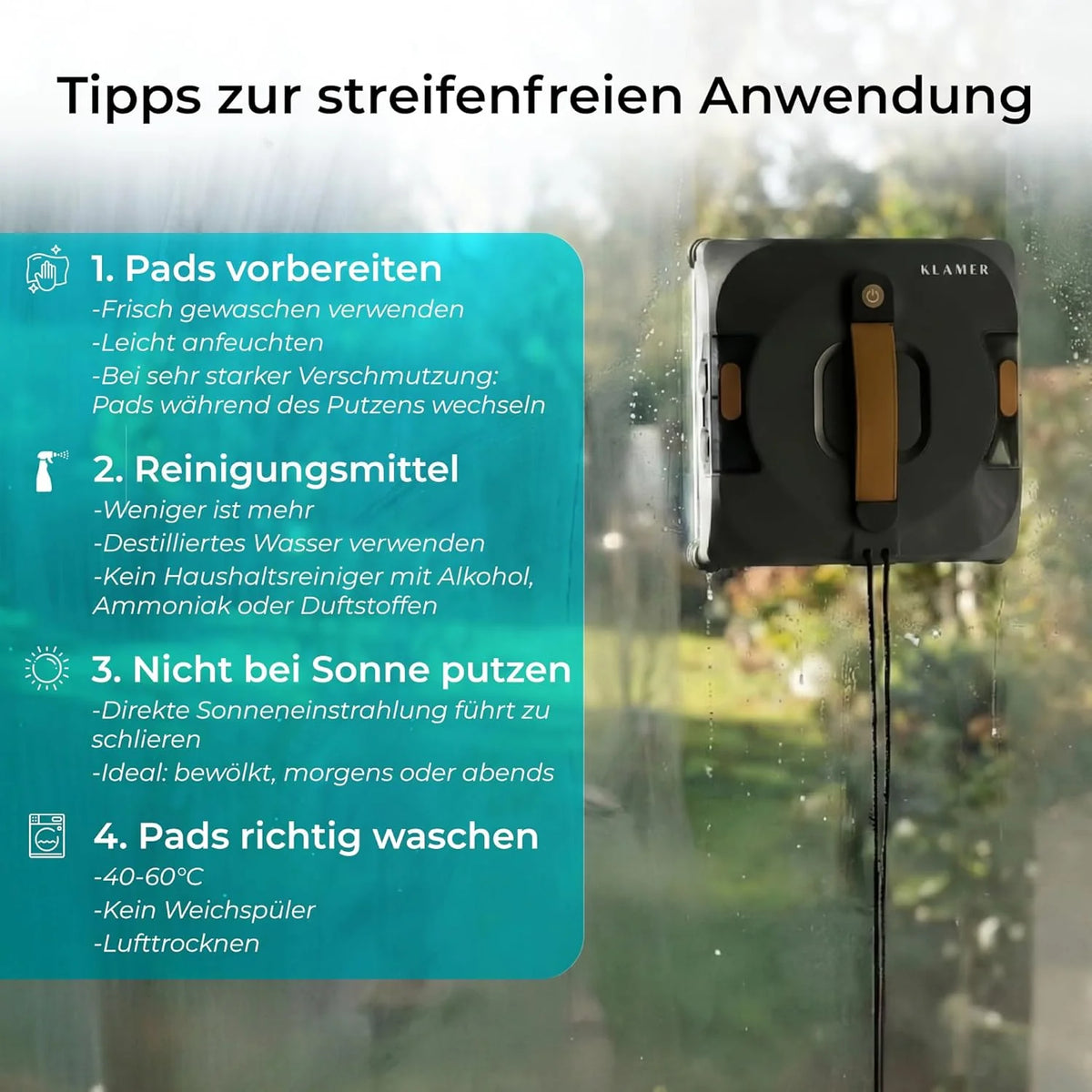 Fensterputz-Roboter