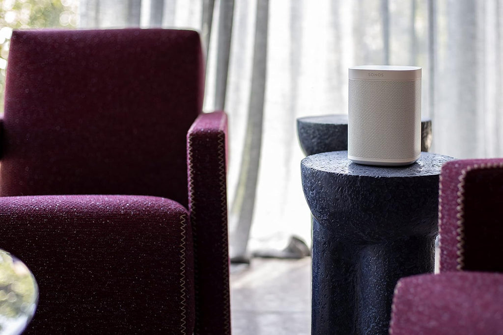 Sonos One Smart Speaker, schwarz – Intelligenter WLAN Lautsprecher mit Alexa Sprachsteuerung, Google Assistant & AirPlay – Multiroom Speaker für unbegrenztes Musikstreaming