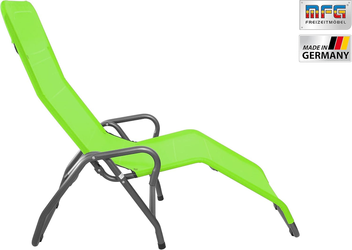MFG Bäderliege Pool 3", anthrazit/Lime