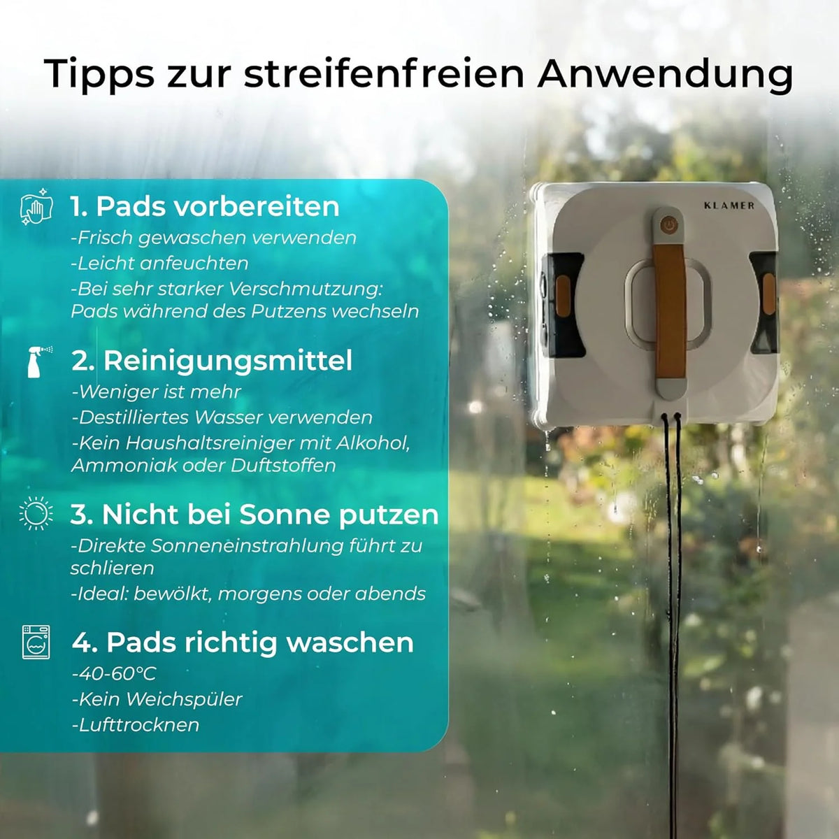 Fensterputz-Roboter