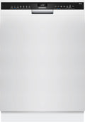 Siemens SN43HW03TE iQ300 Unterbau Geschirrspüler 60 cm, Besteckkorb, smartStart, intensiveZone, varioSpeed Plus - schnelle Reinigung, Silence on Demand, HygienePlus, Home Connect, aquaStop, Weiß