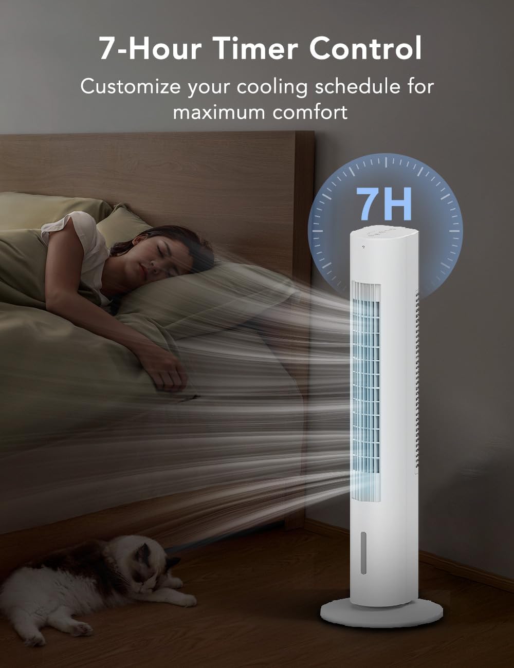Fensterlose tragbare Klimaanlage, Smart Timer für Zimmer, Büro, Zuhause