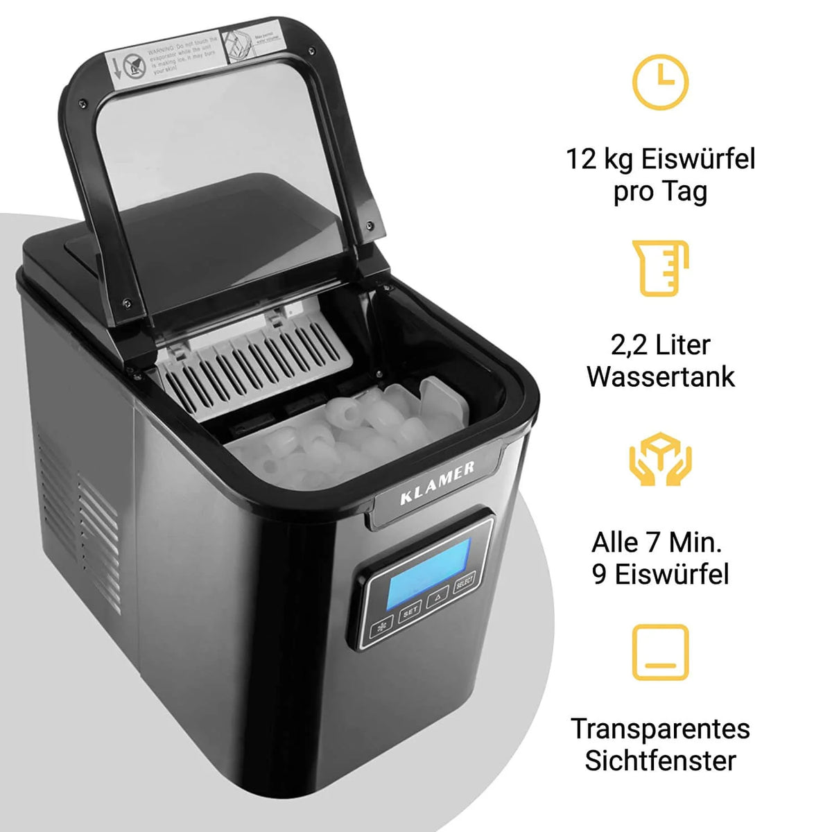 Eiswürfelmaschine 150 Watt