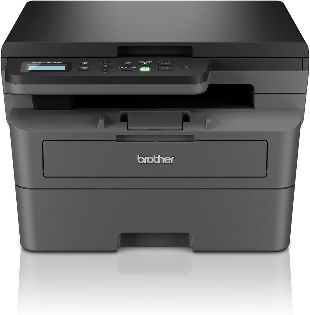 Brother DCP-L2620DW 3-in-1 Monochrom-Laser-Multifunktionsdrucker, 32 ppm, automatischer Duplexdruck, 2-zeiliges LCD-Bedienfeld, USB und 5 GHz WLAN