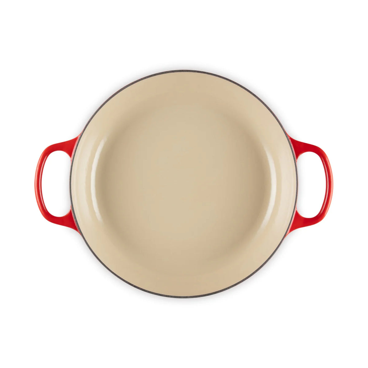 Le Creuset Pfanne Signature Gusseisen-Gourmet-Topf, Ø 30cm, Kirschrot
