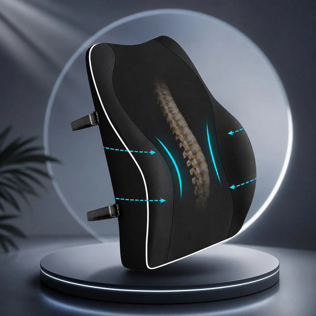 Ergonomische Lordosenstütze aus Memory Foam | LendenSamt