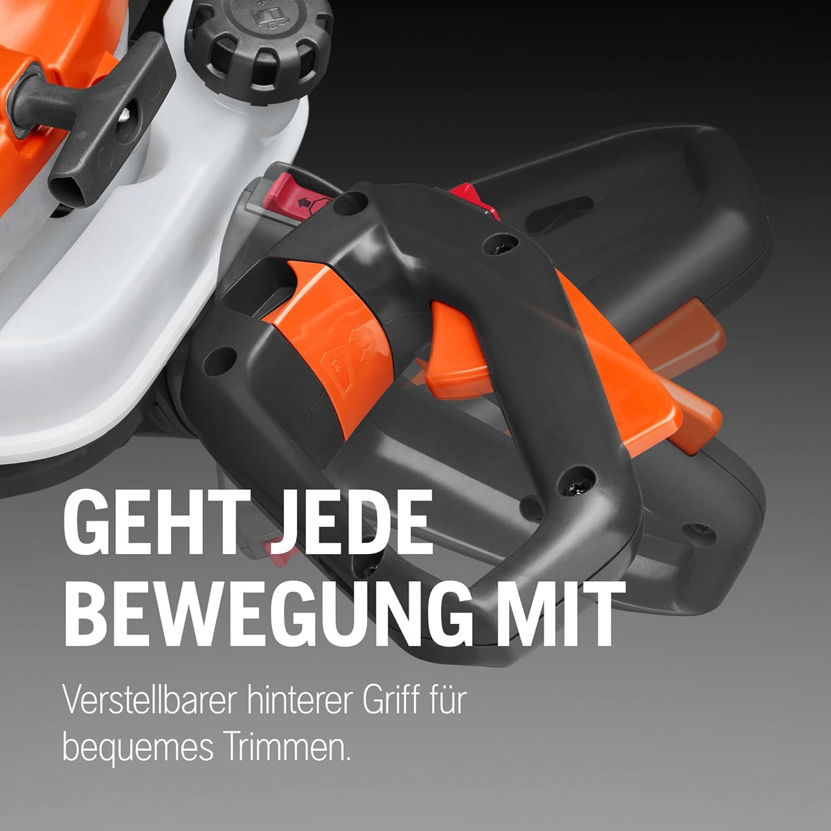 Husqvarna 122HD60 Benzin-Heckenschere - 21,7-cm³-Motor, 59-cm-Dual-Action-Messer, LowVib®-Vibrationsreduzierung, Smart Start®-Technologie, Verstellbarer hinterer Handgriff