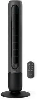Philips Turmventilator 5000 Series. Leistungsstarke 8,0 m/s, ultra-leise 24 dB, niedriger Energieverbrauch, Fernbedienung, 5 Geschwindigkeitsstufen, Schlafmodus, 9-h-Timer, 80° Oszillation (CX5540/01)