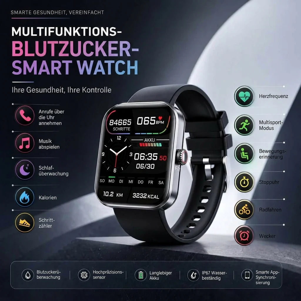 Fitness Tracker Smartwatch | Zeitfeder