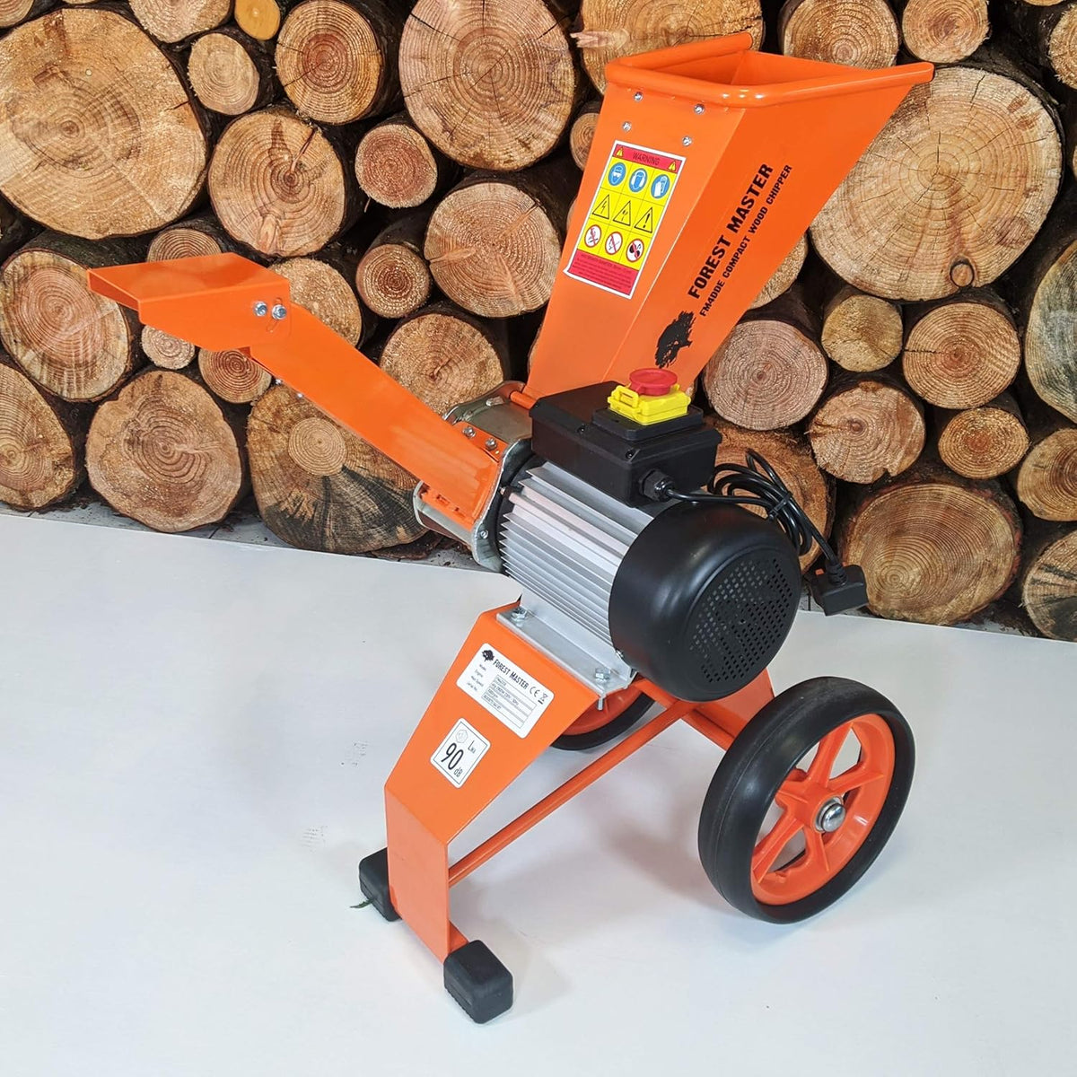 Forest Master Häcksler 2800 Watt 4 Ps AST Laub Holz Garten-Häcksler Garten-Schredder E-Häcksler