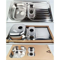 Eurodomo Einbauspüle Solaris 60, 96,5 x 50 cm / Chrom nickel-stahl glatt - B-Ware sonstiges