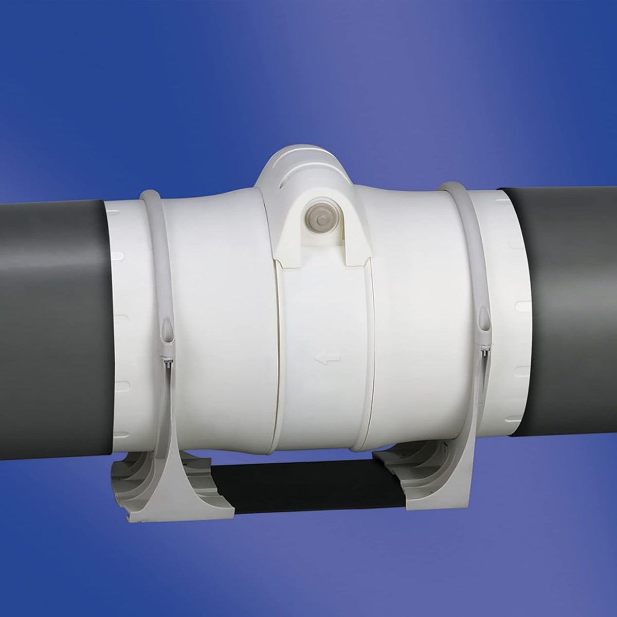 Cata | Helicocentrifugal-Extruder | Modell Duct IN-LINE 160/560 | Hochleistungs-Abluftventilator mit niedrigem Geräuschpegel | Ventilator mit 2 Geschwindigkeitsstufen | Energieeffizienzklasse B