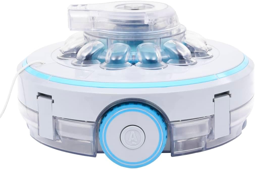 vidaXL Poolroboter Poolreiniger Kabellos Pool Bodensauger Sauger Reiniger Roboter Schwimmbadreiniger Bodenreiniger Poolsauger Poolrunner 27W