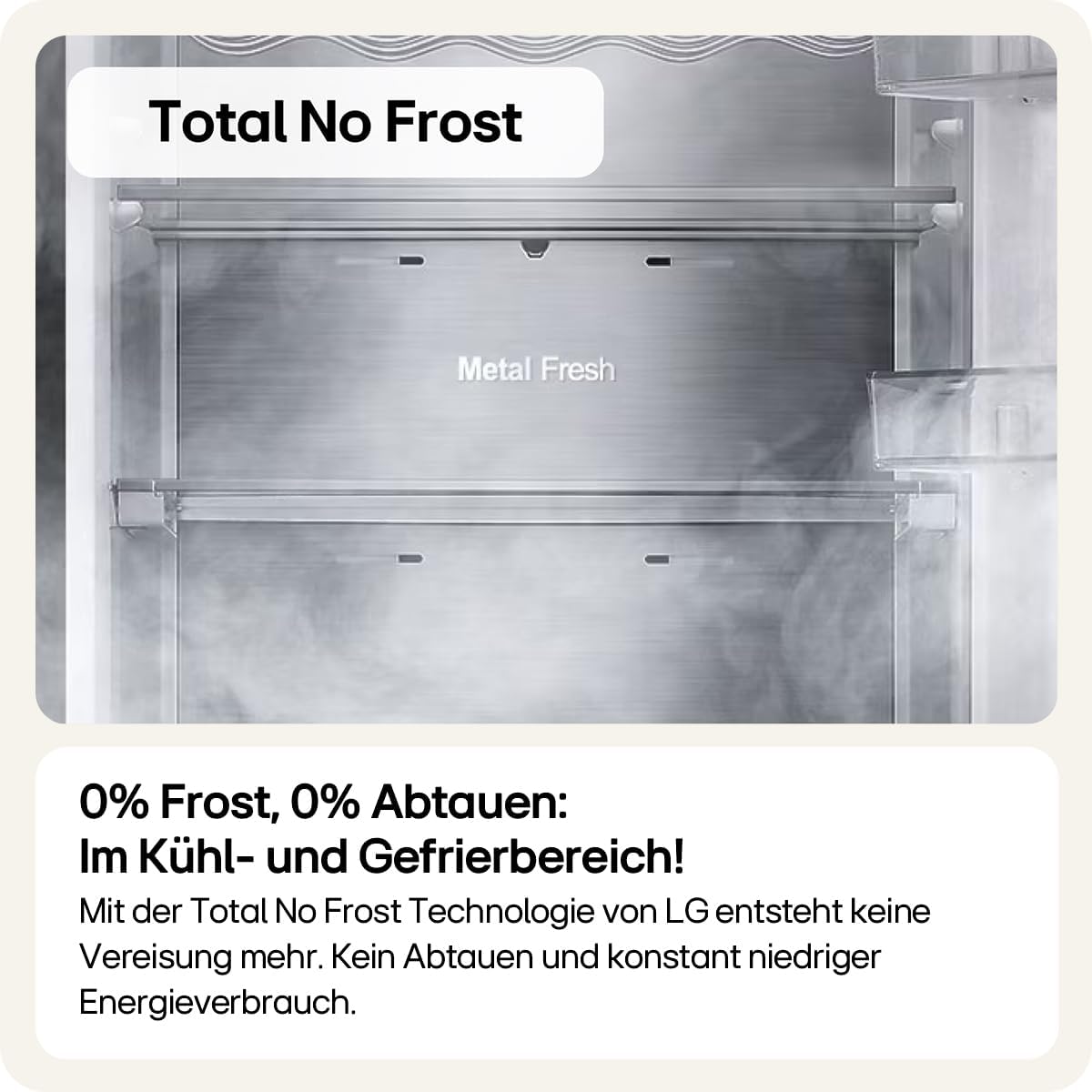 LG GSJC40EPPE Side-by-Side Kühlschrank mit Gefrierfach (641 L, Energieklasse E) mit Door-in-Door, Multi-Airflow, Eis- und Wasserspender, UVNano, Total No Frost, Schwarz