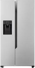 LG GSM32HSBEH Side-by-Side Kühlschrank mit Gefrierfach (562 L, Energieklasse E) mit Touch-Bedienfeld, Eis- und Wasserspender, Wassertank, Total No Frost, Silber