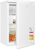 Exquisit Kühlschrank mit Gefrierfach 109 l Nutzinhalt, Energieklasse E, 40 dB(A) kompakte Bauform, 4-Sterne-Gefrierfach, LED-Beleuchtung, manuelle Abtauung KS516-4-E-040E weiss