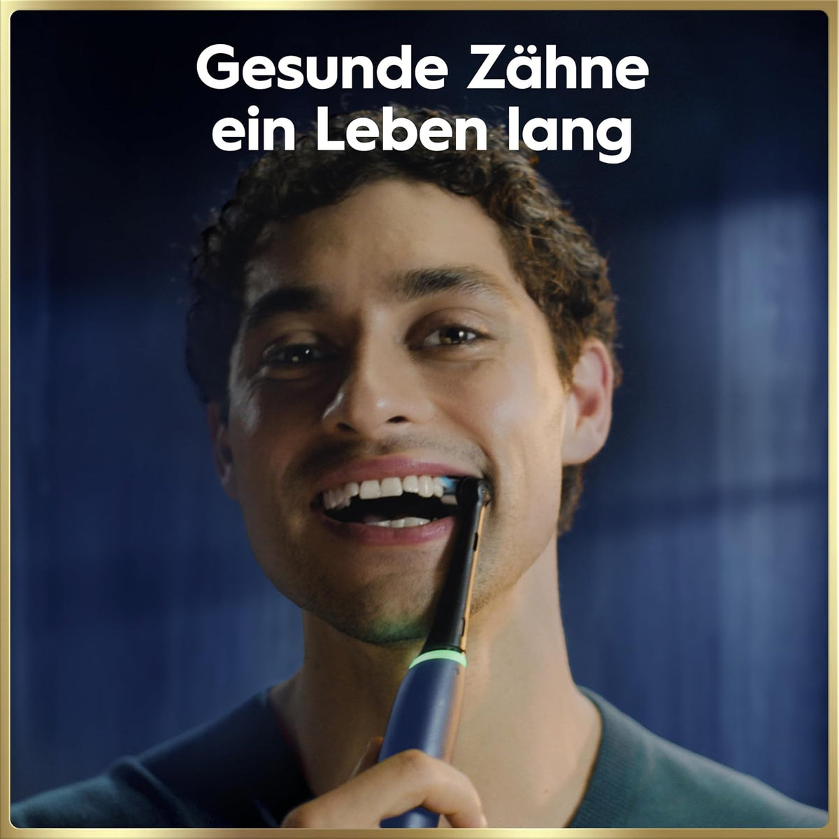 Oral-B iO Series 9 Elektrische Zahnbürste — Electric Toothbrush, Inkl. 1 Aufsteckbürste — 7 Modi für Zahnpflege, CHIP Testsieger (11/25), Designed by Braun, Dunkelblau