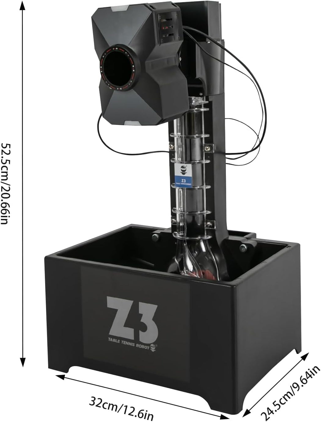 Automatische Tischtennis Ballmaschine, Ping Pong Ballmaschine, Ping Pong Ball Maschine mit Netz, Mehrere Serviermodi Tischtennis Roboter, Tischtennismaschine, 100 Bälle Kapazität