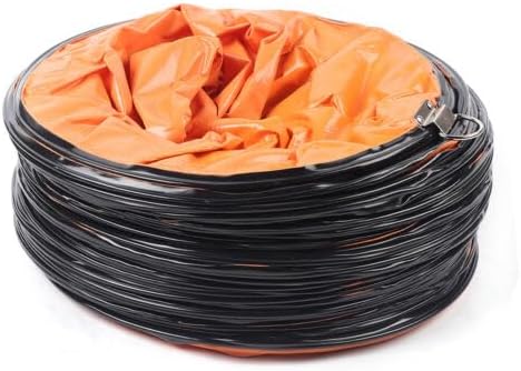 Tragbarer Industrieventilator Axialgebläse Baugebläse Lüfter mit 10m Schlauch,für Fabriken, Kellergeschosse, Werften, Bauernhöfe, Getreidelager, Chemie, Pharmazie, Tunnel