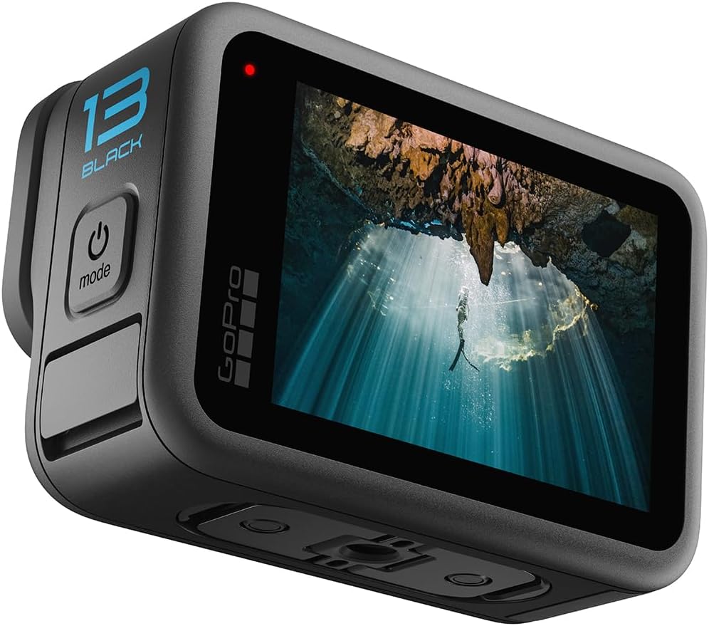 GoPro HERO13 Black - wasserdichte Actionkamera mit 5,3K60-Video, 27MP-Foto + Kompatibilität mit Objektiven der HB-Serie