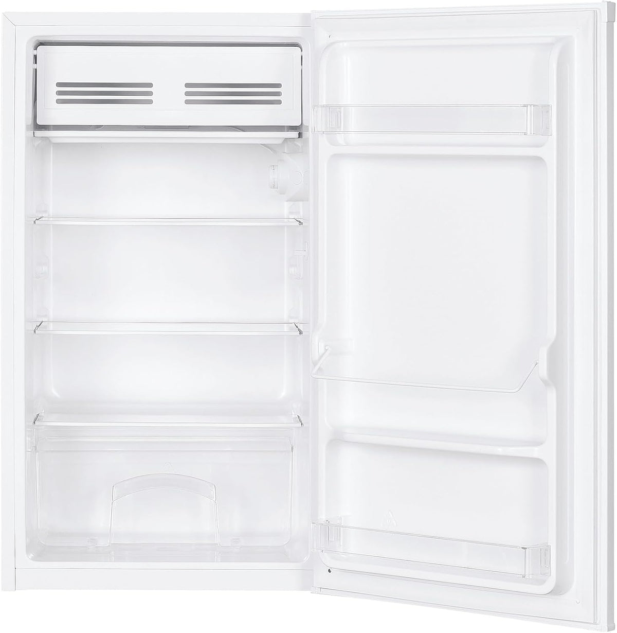 CANDY COHS 38E36W Tischkühlschrank, 90 l Nettoinhalt, Wechselbarer Türanschlag, verstellbare Glasbalagen, Innenbeleuchtung, Weiß