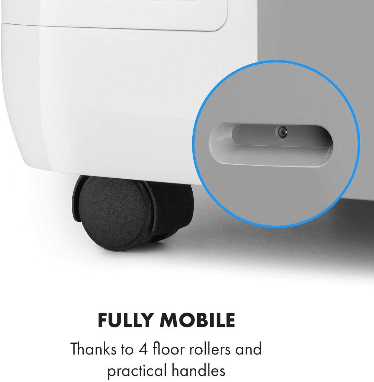 Klarstein Mobile Klimaanlage mit Abluftschlauch, 4-in-1 Klimagerät, Ventilator, Luftentfeuchter & Nachtmodus, Kleine & Portable Klimaanlage für Wohnung & Büro, Niedriger Verbrauch, 14000BTU