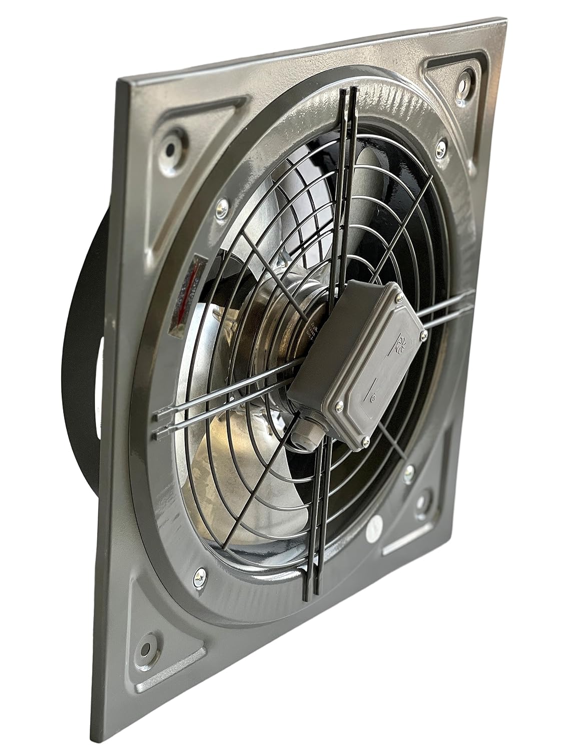 Uzman-Versand 350mm Wandventilator (KDR-350) Metall Bauventilatoren Fensterventilator Wandlüfter Lüfter Ventilator Axialventilator Abluftventilator Wand Fenster Einbauventilator Saugventilator 230V
