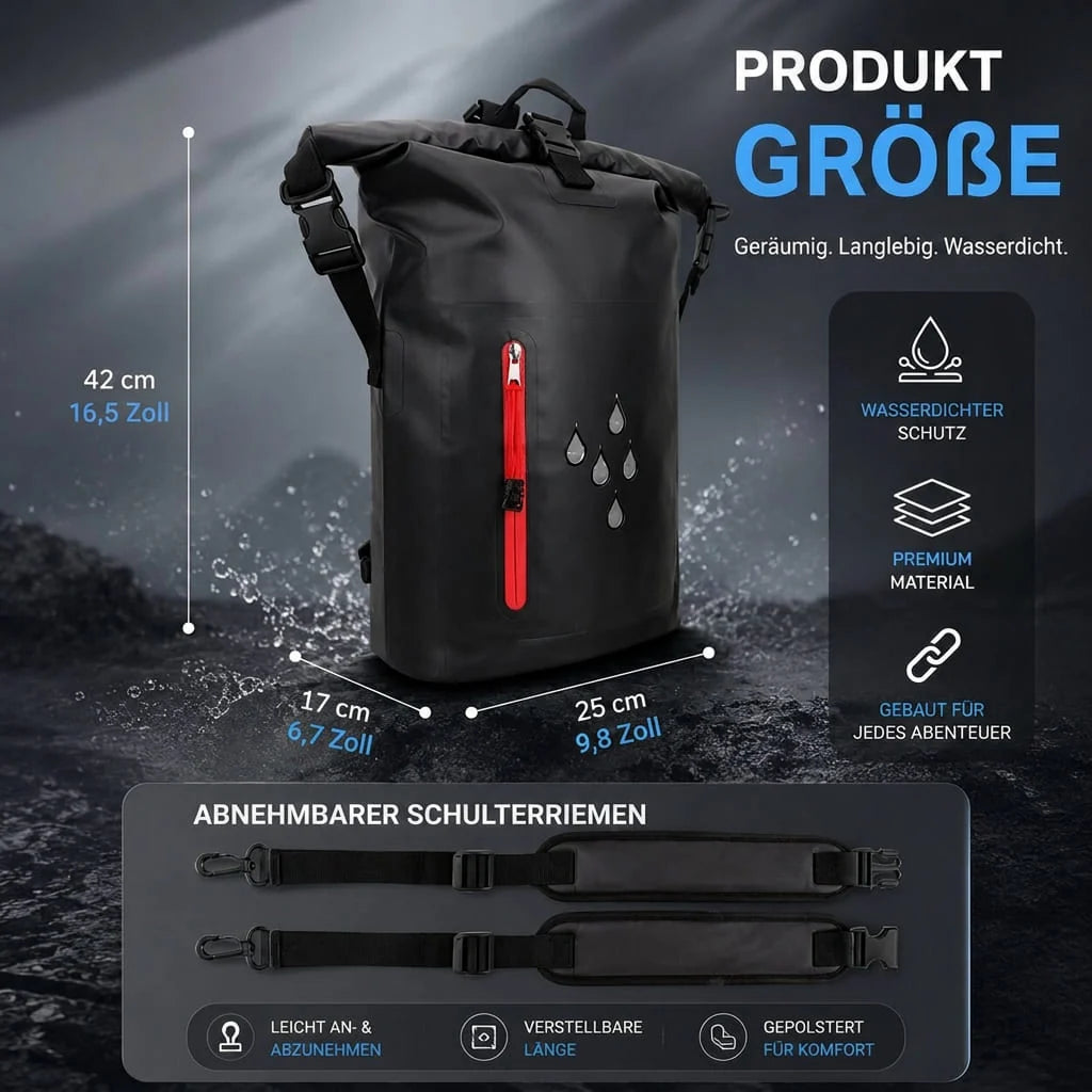 Wasserdichter Outdoor Rucksack | Sturmvalet