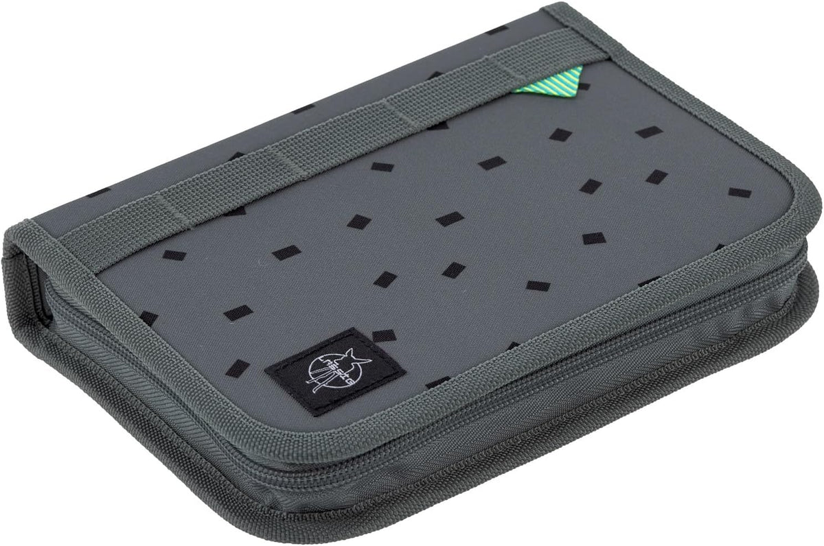 LÄSSIG 7-teiliges Schulranzen Set Kinder/School Set Boxy Unique Schwarz