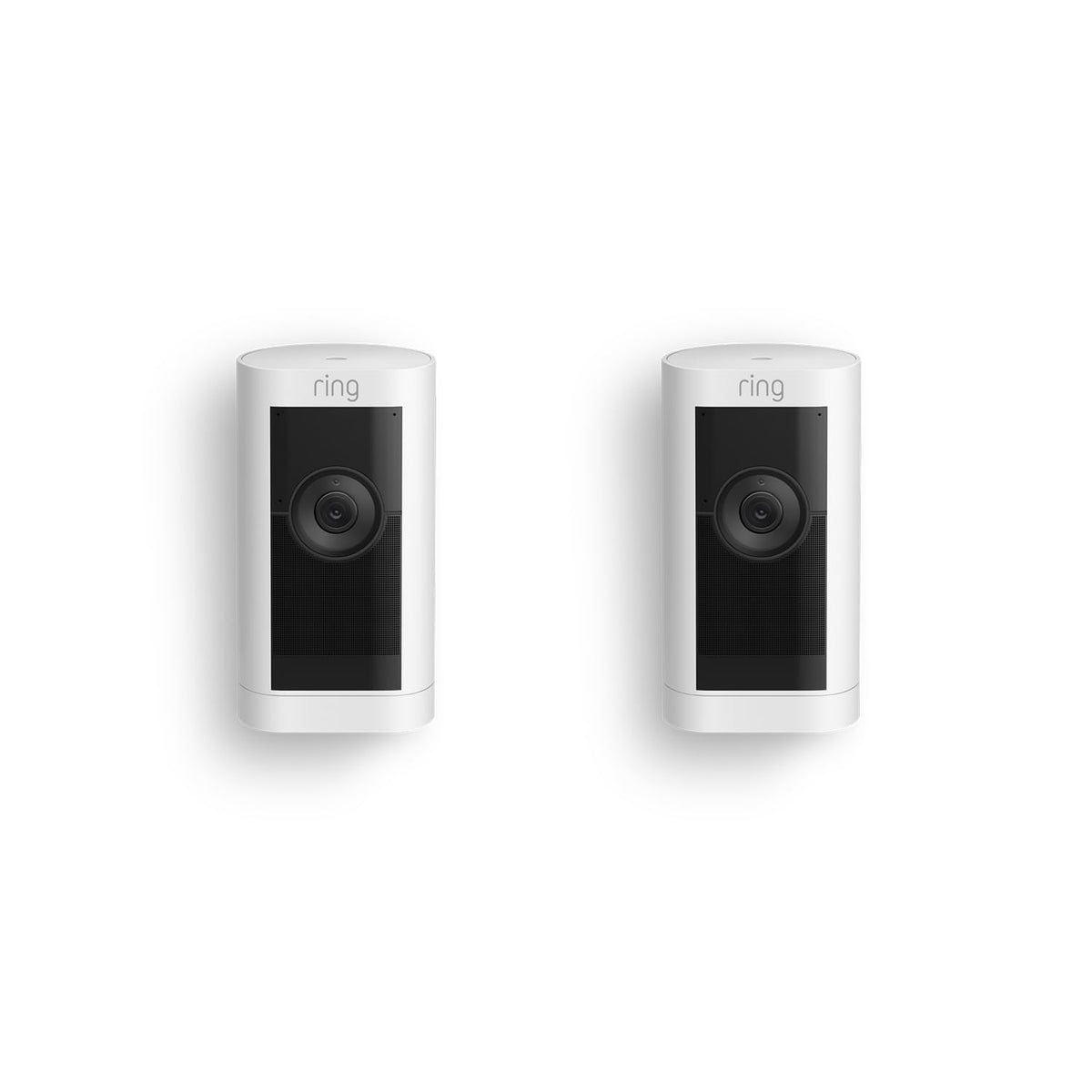 Ring Außenkamera Pro Solar (Stick Up Cam Pro) | Solarbetriebene Überwachungskamera aussen mit 1080p-HDR-Video, WLAN, 3D-Bewegungserfassung, Alexa-kompatibel | 2 Sicherheitskameras