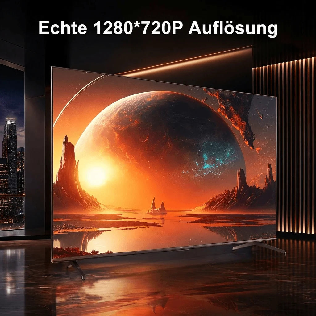 Mobiler 4K Beamer mit Android | Optivon