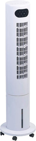 Sichler Haushaltsgeräte Ventilator Kühlung: 3in1-Turmventilator, Luftkühler & -befeuchter, 80° Oszillation, 40 W (Ventilator mit Kühlfunktion, Turmventilator mit Kühlung, leise)