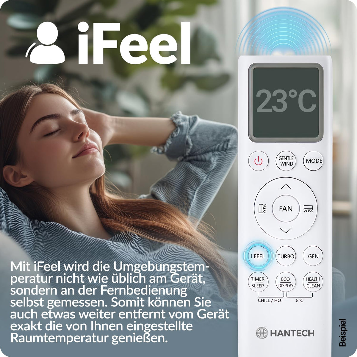 HANTECH Multisplit Klimaanlage 27000 BTU H-PRO mit 3x9000 BTU Inneneinheit WIFI