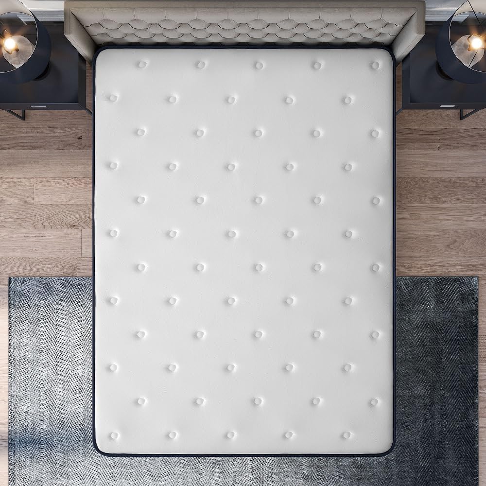 COSMOS - Matratze 180x200 cm Upsilon Kaltschaummatratze Härtegrad H3 - Öko-Tex Zertifiziert - Latex Blue 7 Zonen Matratze Höhe 24 cm - Made in EU