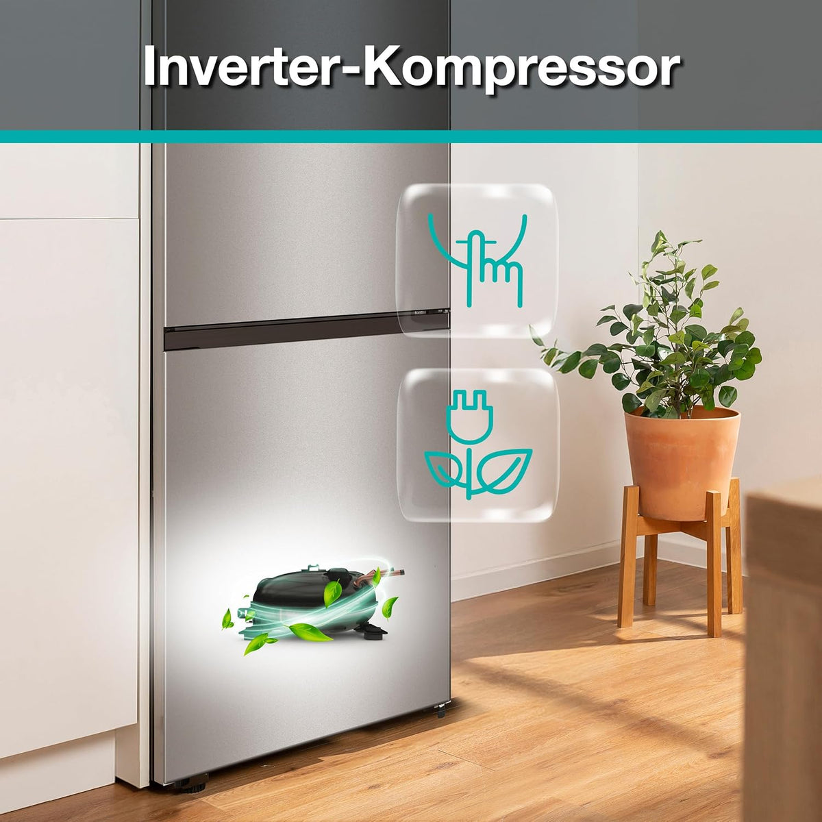 Gorenje NRK619CAXL4 Kühl-Gefrierkombination Edelstahl