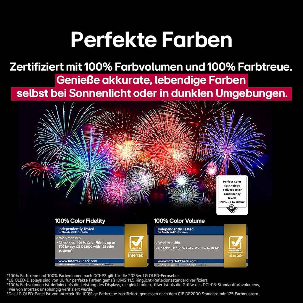 LG OLED65C5ELB TV 65 Zoll (165 cm) 4K OLED evo AI TV (α9 Gen8 4K AI Prozessor, webOS 25, 120Hz (VRR bis zu 144Hz)) [Modelljahr 2025]