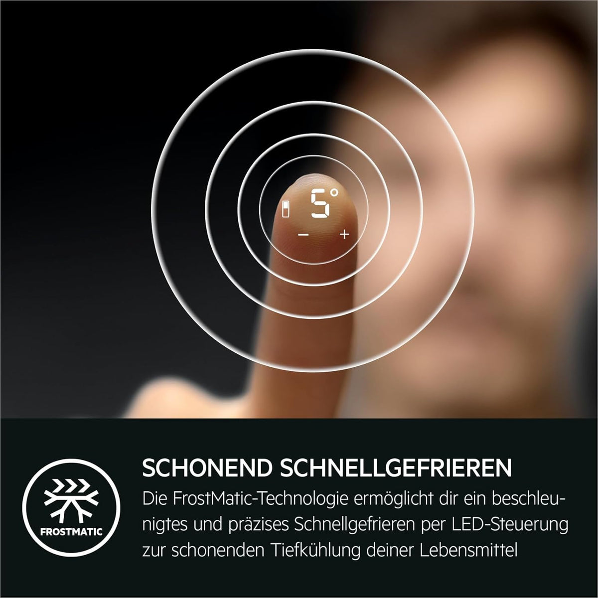 AEG Einbau-Kühl-Gefrierkombination 144.6x56 cm, Serie 5000 ColdSense – Sensoren schützen Frische, 160 L Kühlen & 57 Liter Gefrieren, LowFrost – weniger Eisbildung, LED, Schlepptür, D, TSC5S141DS